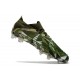 Adidas Predator Edge.1 Fg Low Cut Crystal Focus Oliva Plateado Metálico Magic Lima