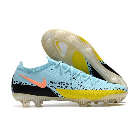 Nike Phantom GT II Elite FG Nuevo Hielo Glaciar Negro Amarillo Strike