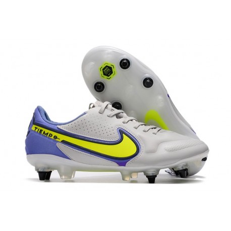 Nike Tiempo Legend IX Elite SG Pro AC Gris Niebla Volt Zafiro