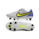 Nike Tiempo Legend IX Elite SG Pro AC Gris Niebla Volt Zafiro