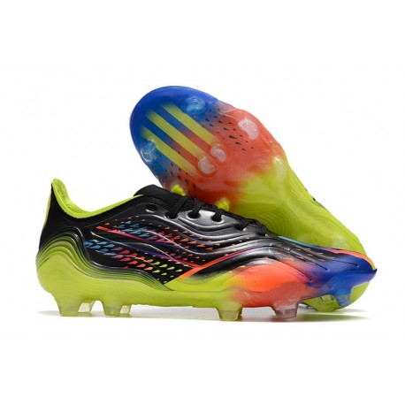 Bota fútbol adidas Copa Sense.1 FG Negro Cian Vivo Team Amarillo Solar