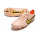 Nike Tiempo Legend 9 Elite FG Guava Hielo Amarillo Strike Brillo de Atardecer