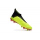 Zapatillas de fútbol Adidas Predator 18+ FG Para Hombre Volt Negro Rojo
