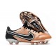 Nike Tiempo Legend 9 Elite FG Botas Cobre Metálico Blanco Negro