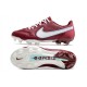 Nike Tiempo Legend 9 Elite FG Botas Team Rojo Blanco Mystic Hibiscus