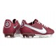 Nike Tiempo Legend 9 Elite FG Botas Team Rojo Blanco Mystic Hibiscus