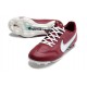 Nike Tiempo Legend 9 Elite FG Botas Team Rojo Blanco Mystic Hibiscus