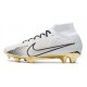 Nike Zoom Mercurial Superfly 9 Elite FG Blanco Oro Negro