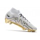 Nike Zoom Mercurial Superfly 9 Elite FG Blanco Oro Negro