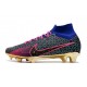 Nike Zoom Mercurial Superfly 9 Elite FG Rojo Azul Violeta