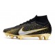 Nike Zoom Mercurial Superfly 9 Elite FG Negro Oro Metal