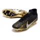 Nike Zoom Mercurial Superfly 9 Elite FG Negro Oro Metal