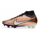Nike Zoom Mercurial Superfly 9 Elite FG Mbappé Cobre Metálico Blanco