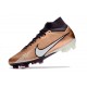 Nike Zoom Mercurial Superfly 9 Elite FG Mbappé Cobre Metálico Blanco