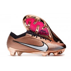 Nike Air Zoom Mercurial Vapor XV Elite FG Mbappé Cobre Metálico Blanco