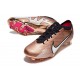 Nike Air Zoom Mercurial Vapor XV Elite FG Mbappé Cobre Metálico Blanco