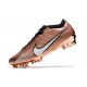 Nike Air Zoom Mercurial Vapor XV Elite FG Mbappé Cobre Metálico Blanco