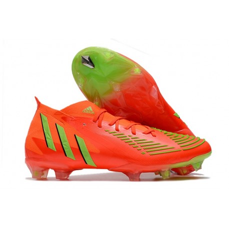 Adidas Predator Edge.1 Fg Rojo Team Solar Verde Negro