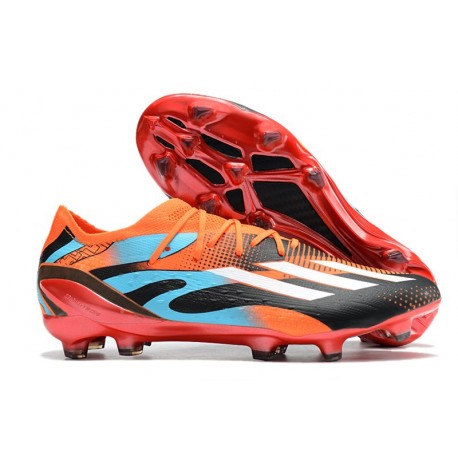 Botas de fútbol adidas X SPEEDPORTAL.1 FG Naranja Negro Blanco Azul