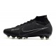 Nike Air Zoom Mercurial Superfly IX Elite AG Negro DK Gris Humo Cumbre Blanco Voltio