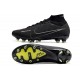 Nike Air Zoom Mercurial Superfly IX Elite AG Negro DK Gris Humo Cumbre Blanco Voltio
