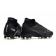 Nike Air Zoom Mercurial Superfly IX Elite AG Negro DK Gris Humo Cumbre Blanco Voltio
