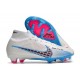 Nike Zoom Mercurial Superfly IX Elite FG Blanco Azul