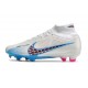 Nike Zoom Mercurial Superfly IX Elite FG Blanco Azul