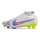 Nike Zoom Mercurial Superfly IX Elite FG Blanco Rosa Azul