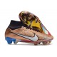 Nike Zoom Mercurial Superfly IX Elite FG Bronce Blanco Azul
