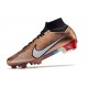 Nike Zoom Mercurial Superfly IX Elite FG Bronce Blanco Azul
