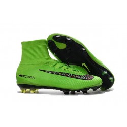 Baratas Botas de fútbol Nike Mercurial Superfly V FG Verde Negro