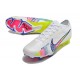 Nike Air Zoom Mercurial Vapor 15 Elite FG Blanco Rosa Azul