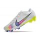 Nike Air Zoom Mercurial Vapor 15 Elite FG Blanco Rosa Azul