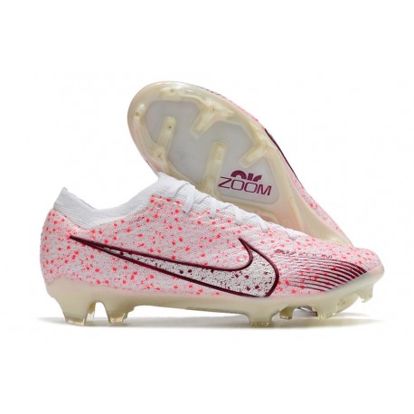 Nike Air Zoom Mercurial Vapor 15 Elite FG Blanco Rojo