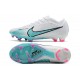 Nike Air Zoom Mercurial Vapor 15 Elite FG Blanco Azul