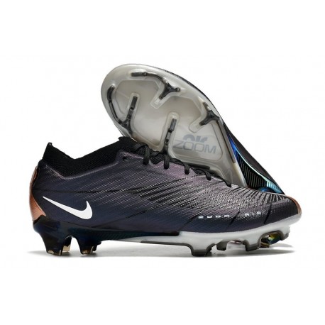 Nike Air Zoom Mercurial Vapor 15 Elite FG Negro Oro Metal
