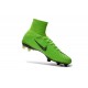 Baratas Botas de fútbol Nike Mercurial Superfly V FG Verde Negro