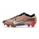 Nike Air Zoom Mercurial Vapor 15 Elite FG Bronce Blanco Azul