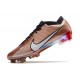 Nike Air Zoom Mercurial Vapor 15 Elite FG Bronce Blanco Azul