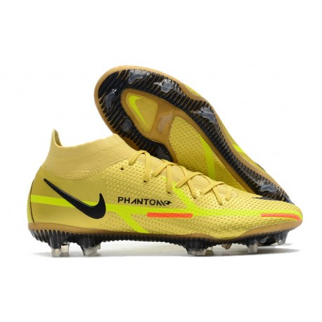 Zapatos de Fútbol Nike Phantom GT2 Elite DF FG Amarillo