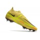 Zapatos de Fútbol Nike Phantom GT2 Elite DF FG Amarillo