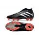 Botas fútbol Adidas Predator Edge+ Fg Negro Blanco Rojo