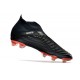 Botas fútbol Adidas Predator Edge+ Fg Negro Blanco Rojo