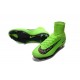 Baratas Botas de fútbol Nike Mercurial Superfly V FG Verde Negro