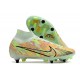 Nike Zoom Mercurial Superfly IX Elite SG Casi Verde Oscuro Azul Total Naranja