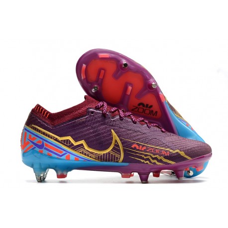 Nike Zoom Mercurial Vapor 15 Elite SG KM Remolacha Oscura Mtlc Dorado