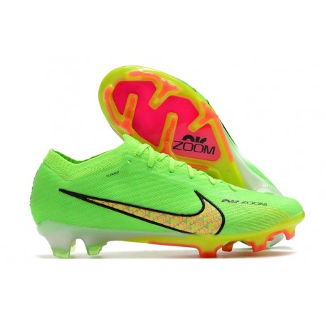 Nike Air Zoom Mercurial Vapor 15 Elite FG Verde Amarillo