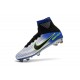 Botas de fútbol Nike Mercurial Superfly V FG Azul Negro Cromado Amarillo Volt