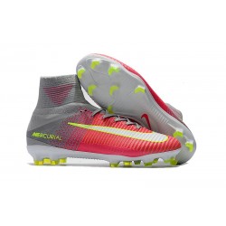Botas de fútbol Nike Mercurial Superfly V FG Rosa Gris